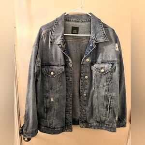 WOMENS DISTRESSED JEAN JACKET